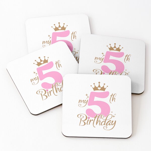 Item preview, My Fifth Birthday | 5 years old Kids designed and sold by jensbyorlando.