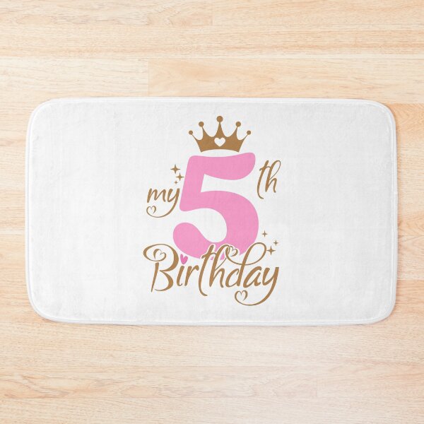 Item preview, My Fifth Birthday | 5 years old Kids designed and sold by jensbyorlando.