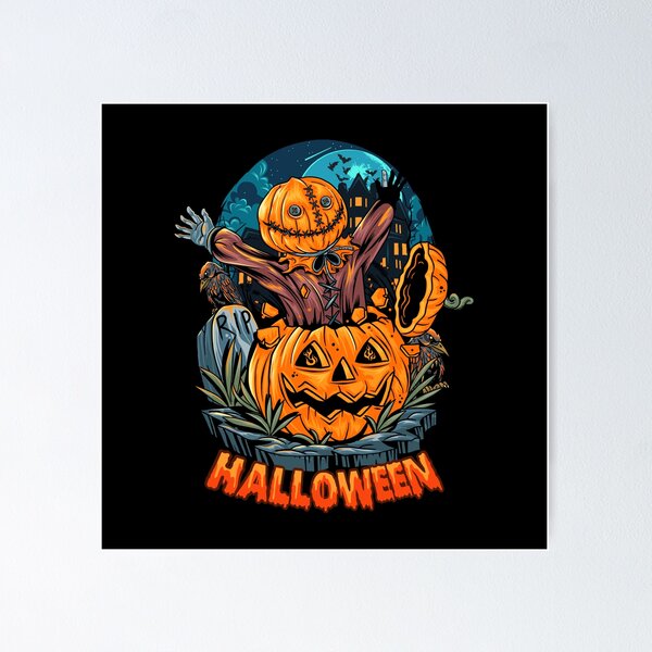 Item preview, Spooky Pumpkin Man designed and sold by Jackson-Will.