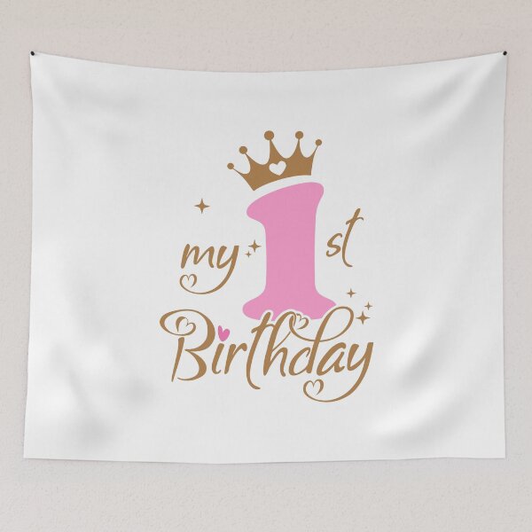 Item preview, My First Birthday | 1 year old Kids designed and sold by jensbyorlando.