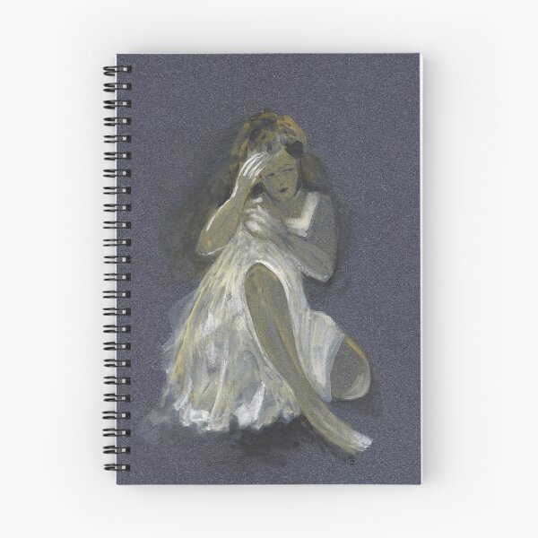 Item preview, Pensive Woman in a Flowing Dress designed and sold by nahidshams.