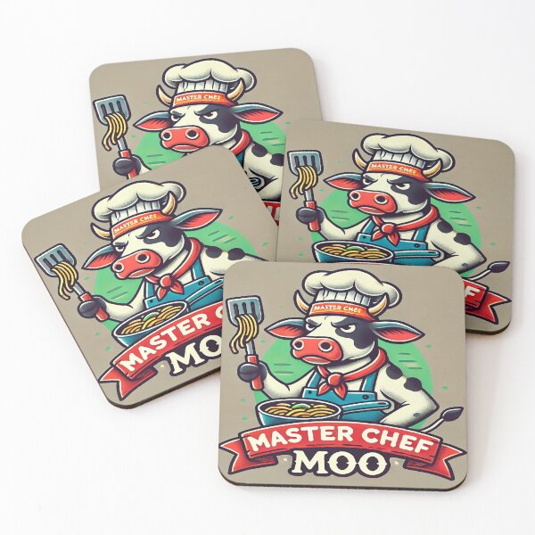 Aperçu de l'œuvre Master Chef Moo : La vache cuistot légendaire créée et vendue par FAONIM.