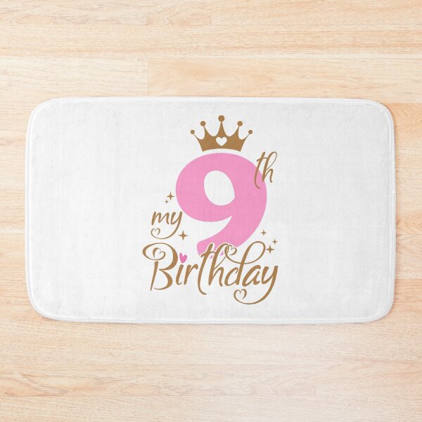 Item preview, My Ninth Birthday | 9 years old Kids Birthday Celebration designed and sold by jensbyorlando.