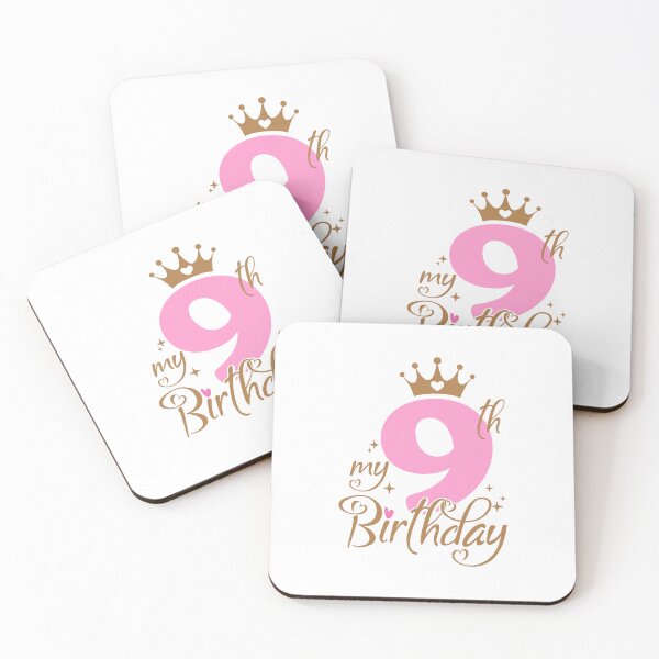 Item preview, My Ninth Birthday | 9 years old Kids Birthday Celebration designed and sold by jensbyorlando.