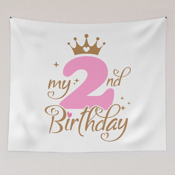 Item preview, My Second Birthday | 2 years old Kids Birthday Celebration designed and sold by jensbyorlando.