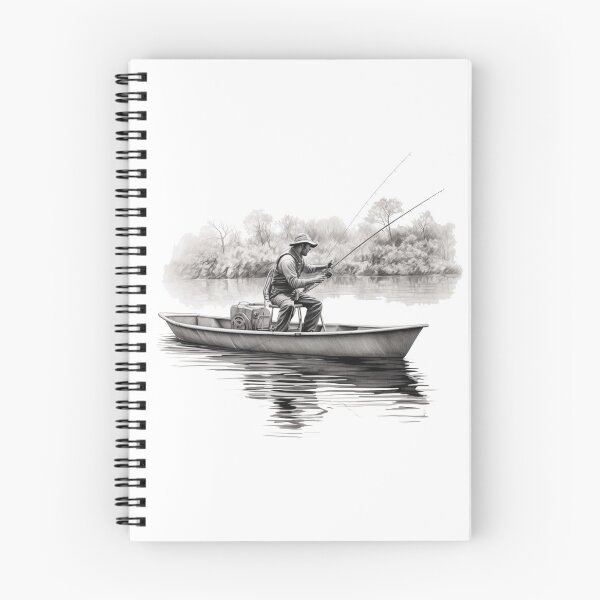 Item preview, Fisherman on the lake designed and sold by TeeTemptation.