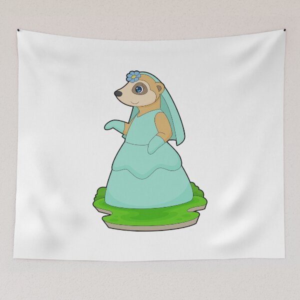 Item preview, Meerkat Bride Veil Wedding designed and sold by Snabdesign84.