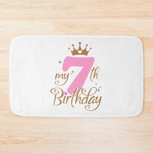 Item preview, My Seventh Birthday | 7 years old Kids Birthday Celebration designed and sold by jensbyorlando.