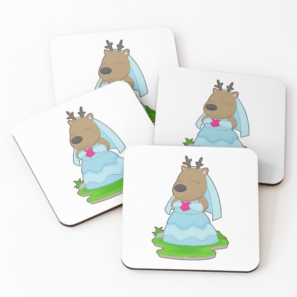 Item preview, Reindeer Bride Heart Wedding designed and sold by Snabdesign84.