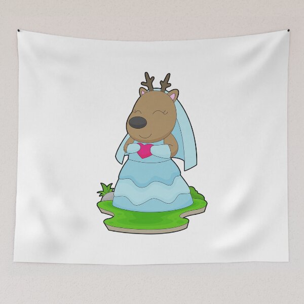 Item preview, Reindeer Bride Heart Wedding designed and sold by Snabdesign84.