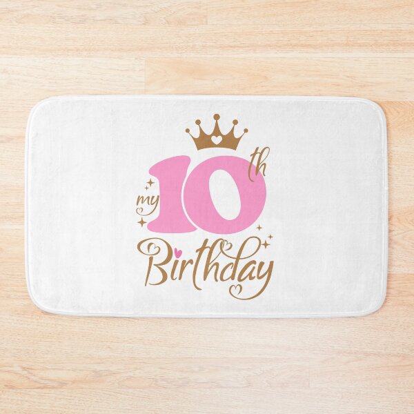 Item preview, My Tenth Birthday | 10 years old Kids Birthday Celebration designed and sold by jensbyorlando.