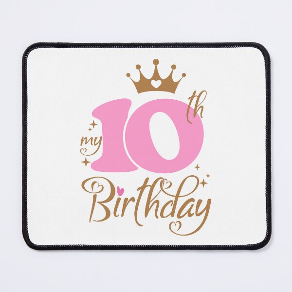 Item preview, My Tenth Birthday | 10 years old Kids Birthday Celebration designed and sold by jensbyorlando.