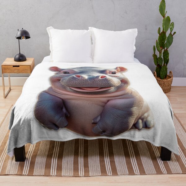 Item preview, Hello 'MOO DENG' adorable pygmy hippo designed and sold by HomelyFinds9.