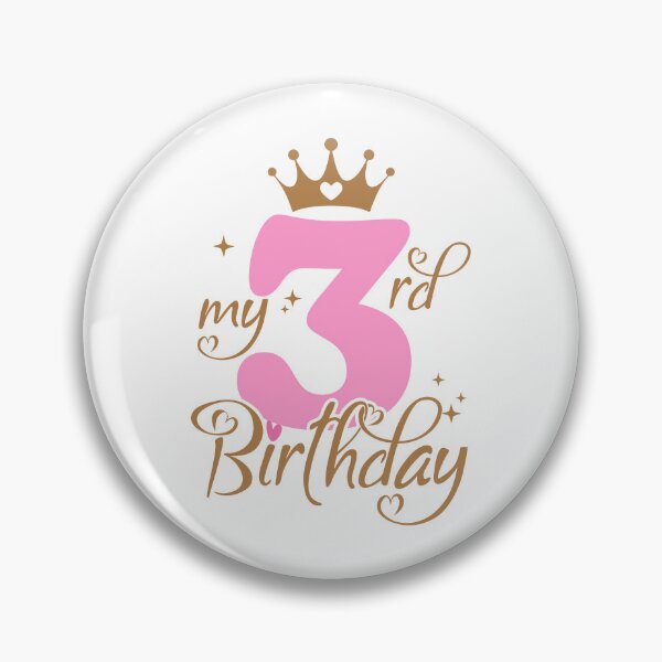Item preview, My Third Birthday | 3 years old Kids Birthday Celebration designed and sold by jensbyorlando.