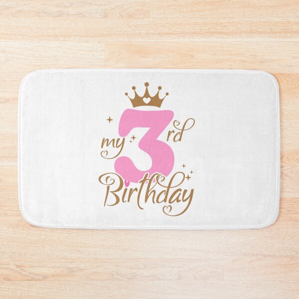 Item preview, My Third Birthday | 3 years old Kids Birthday Celebration designed and sold by jensbyorlando.