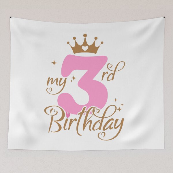 Item preview, My Third Birthday | 3 years old Kids Birthday Celebration designed and sold by jensbyorlando.