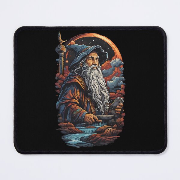 Item preview, Old Wizard Portrait designed and sold by Marcicev-Bojan.