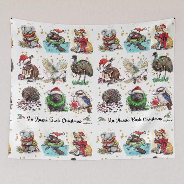 Item preview, An Aussie Bush Christmas designed and sold by TraceyMackieArt.