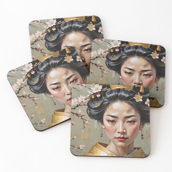 Item preview, A Pensive Geisha - 2 designed and sold by MoodyFrames.
