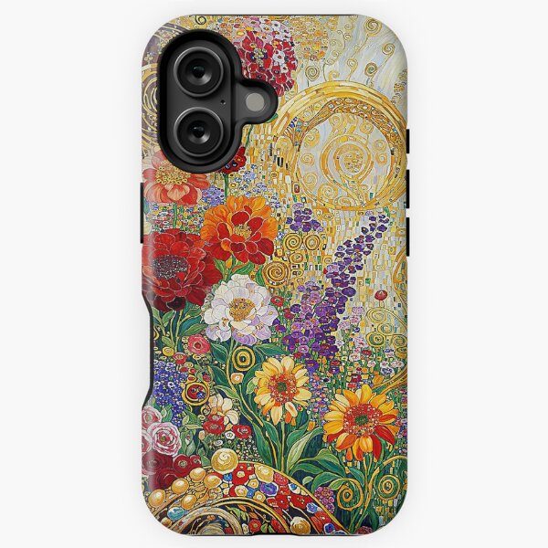 Aperçu de l'œuvre Jardin de fleurs de Klimt créée et vendue par maniacfitness.