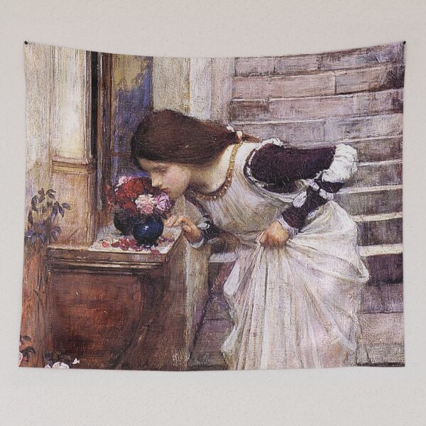 Item preview, HD. The shrine, by John William Waterhouse designed and sold by ArmoniMundi.