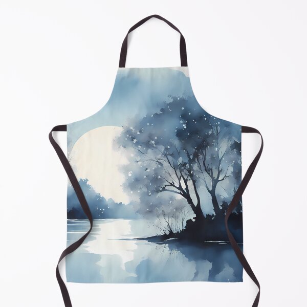 Item preview, Blue Night Landscape designed and sold by CalmnessbyChoice.