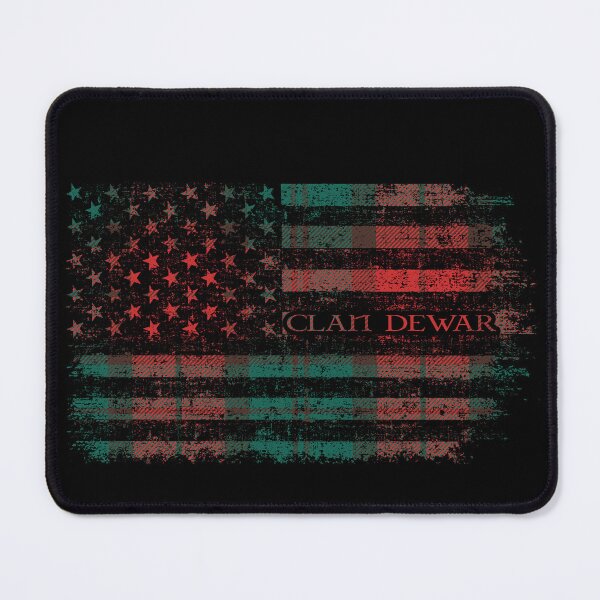 Item preview, Clan Dewar Scottish tartan US flag kilt Scotland designed and sold by Clan1093.