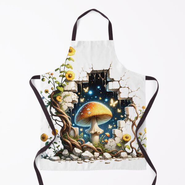 Item preview, Mushroom in a cracked wall designed and sold by Nudaeng.