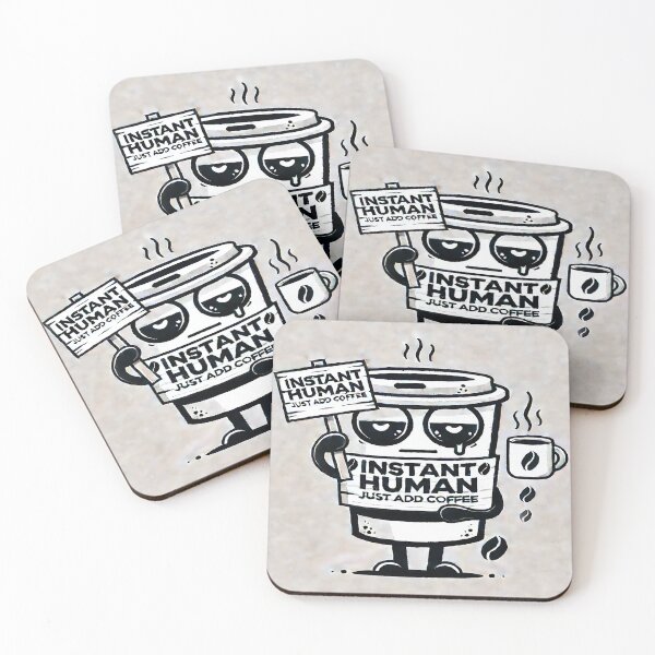Item preview, Instant Human: Just Add Coffee designed and sold by FAONIM.