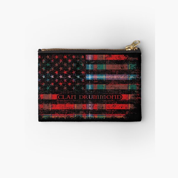 Artikelvorschau, Clan Drummond of Fingask Schottisches Tartan US-Flagge Schottland entworfen und verkauft von Clan1093.