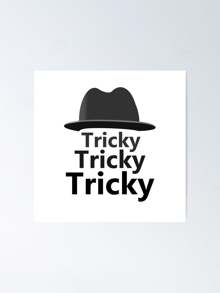 Run Dmc Tricky Hat Design Poster By Getitgiftit Redbubble