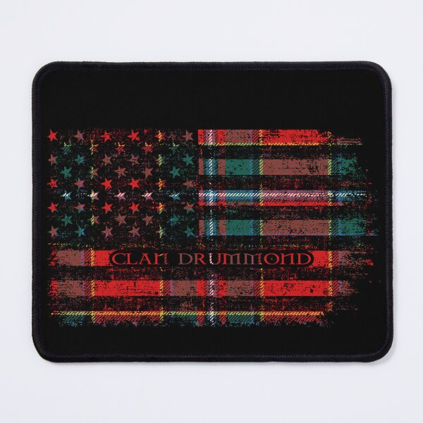 Item preview, Clan Drummond Scottish tartan US flag kilt Scotland designed and sold by Clan1093.