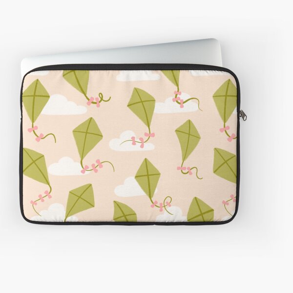 Item preview, Fly Away Little One | Kites in Lime Green, Children's Room Illustration, Cute Hand-Drawn Pattern designed and sold by Zorana Stevanovic.