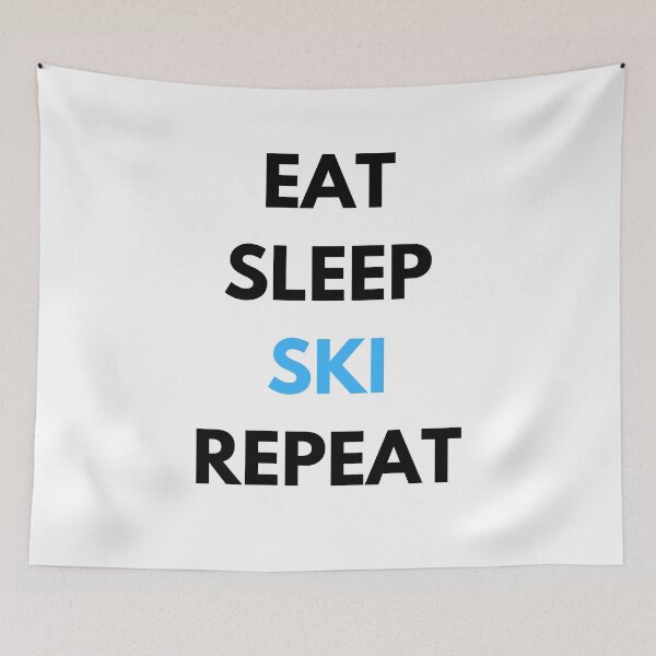 Item preview, Eat Sleep Ski Repeat designed and sold by FunnyThings1.