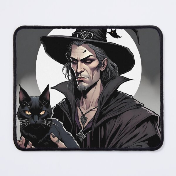 Item preview, Warlock and cat designed and sold by LaylaEvans1.