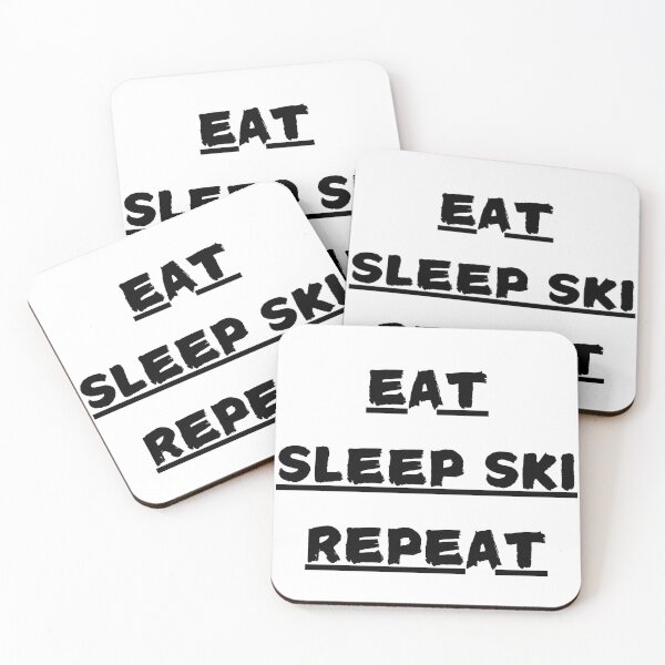 Item preview, Eat Sleep Ski Repeat designed and sold by FunnyThings1.