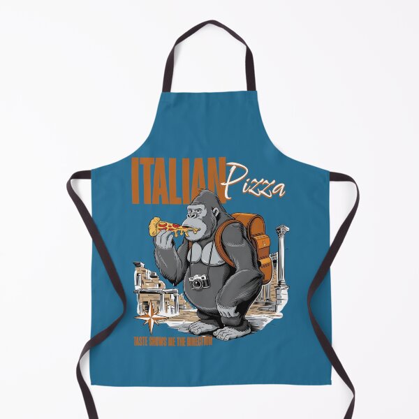 Item preview, ITALIAN PIZZA - TASTE SHOWS ME THE DIRECTION - TRAVELING GORILLA designed and sold by justyna-s28.