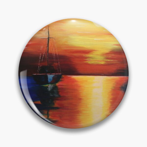 Item preview, Sunset over the sea - Artem Tuliuk original oil painting designed and sold by Artem Tuliuk.