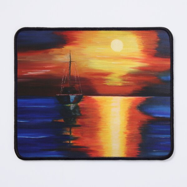 Item preview, Sunset over the sea - Artem Tuliuk original oil painting designed and sold by Artem Tuliuk.