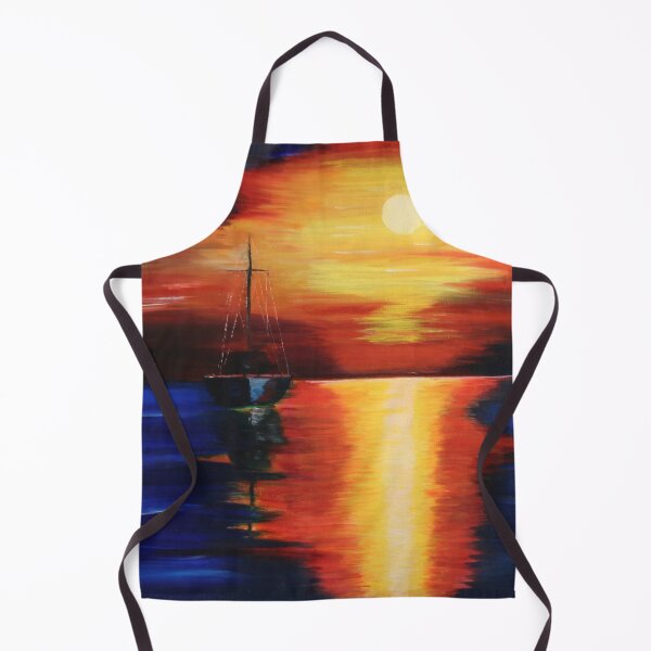 Item preview, Sunset over the sea - Artem Tuliuk original oil painting designed and sold by Artem Tuliuk.