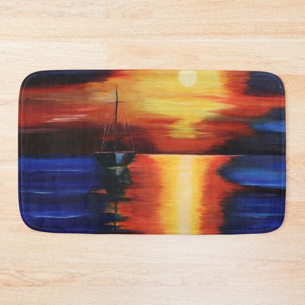 Item preview, Sunset over the sea - Artem Tuliuk original oil painting designed and sold by Artem Tuliuk.
