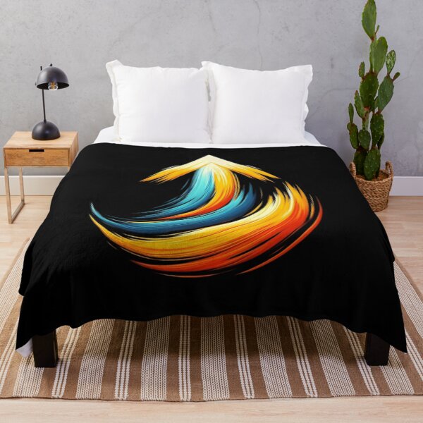 Item preview, Vibrant Abstract Arrow Brushstroke Design designed and sold by pumsquare.