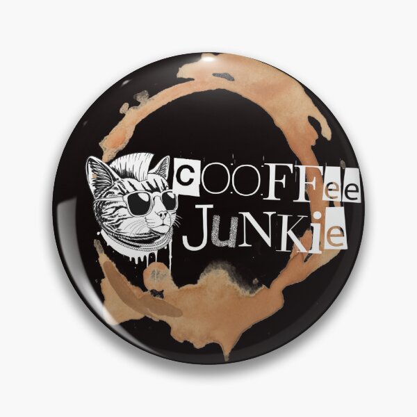Item preview, Cat Coffee Junkie designed and sold by Creammersee.