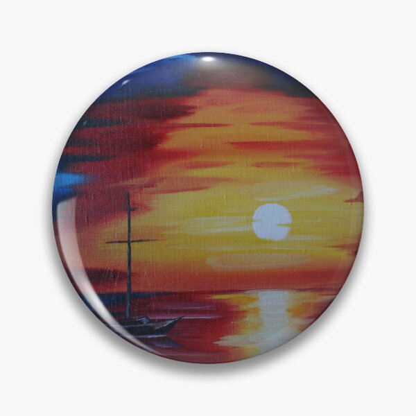 Item preview, Sunset over the sea - Artem Tuliuk original oil painting designed and sold by Artem Tuliuk.
