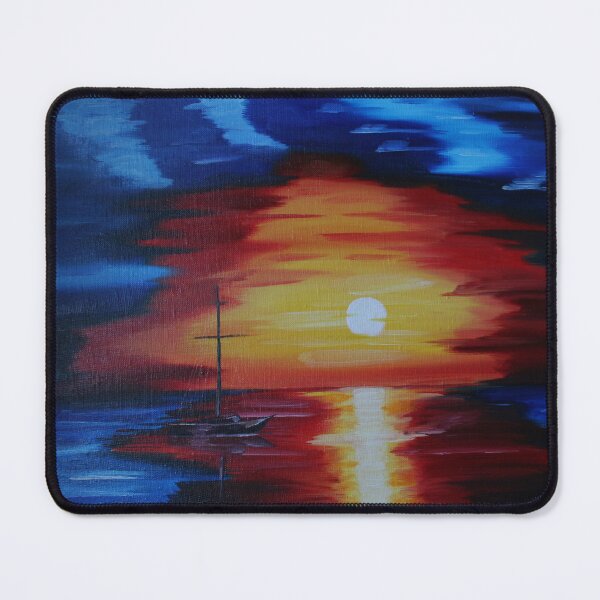 Item preview, Sunset over the sea - Artem Tuliuk original oil painting designed and sold by Artem Tuliuk.