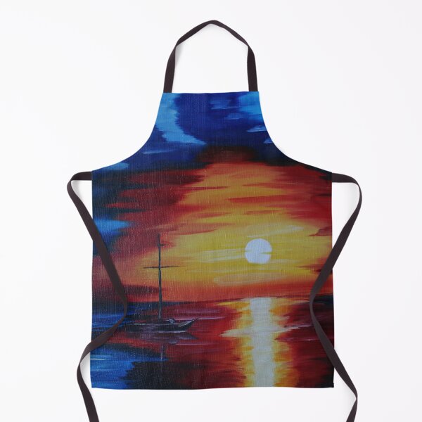 Item preview, Sunset over the sea - Artem Tuliuk original oil painting designed and sold by Artem Tuliuk.