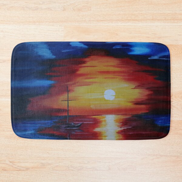 Item preview, Sunset over the sea - Artem Tuliuk original oil painting designed and sold by Artem Tuliuk.
