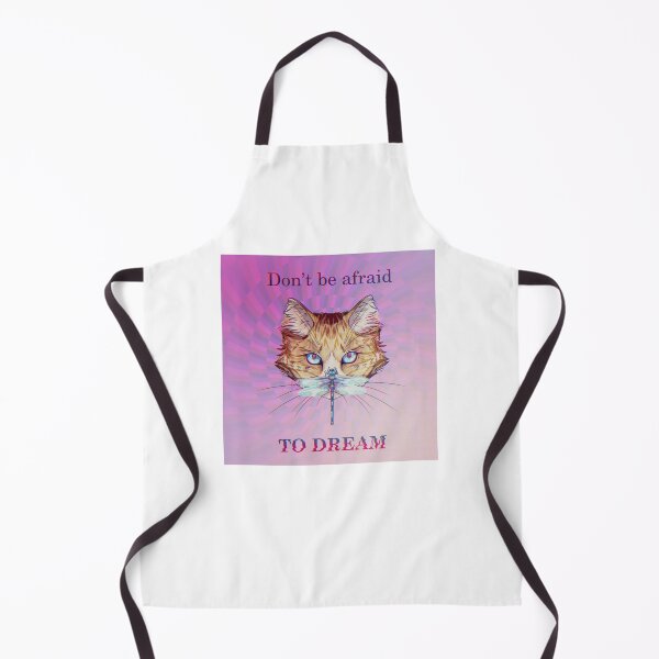 Item preview, Cat and Dragonfly Don't be afraid to dream  designed and sold by Confussable.