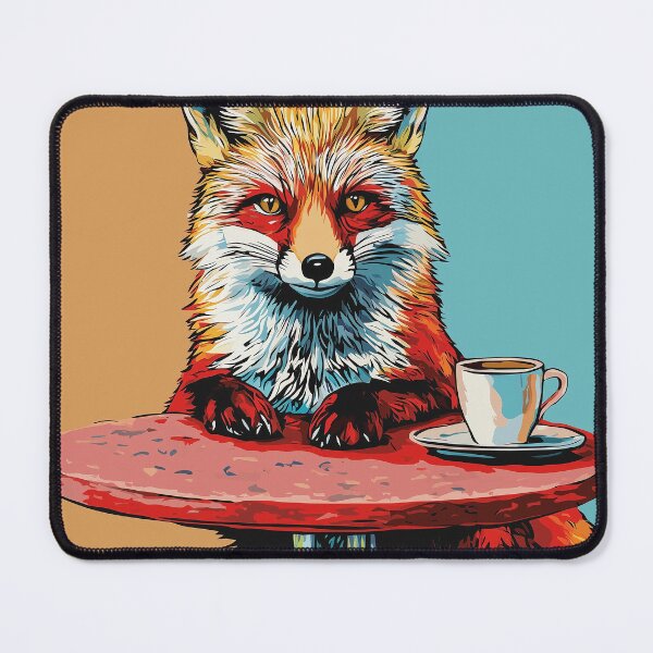 Item preview, Afternoon with coffee and foxes. designed and sold by GagamellGray.