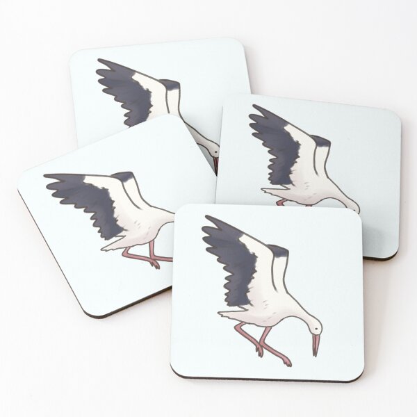 Item preview, Beautiful White stork illustration  designed and sold by Artofmayara.